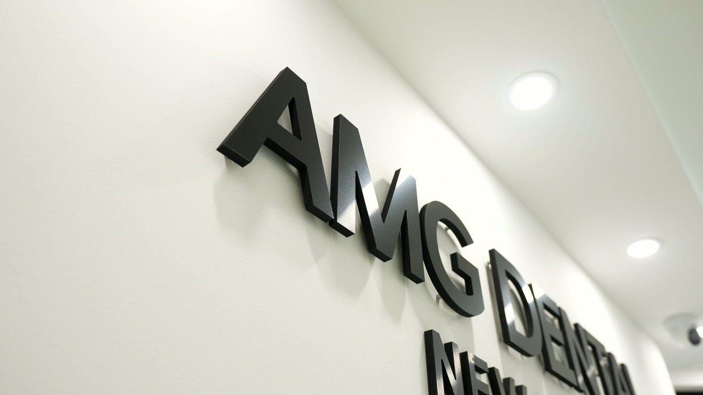 AMG Dental New York signage